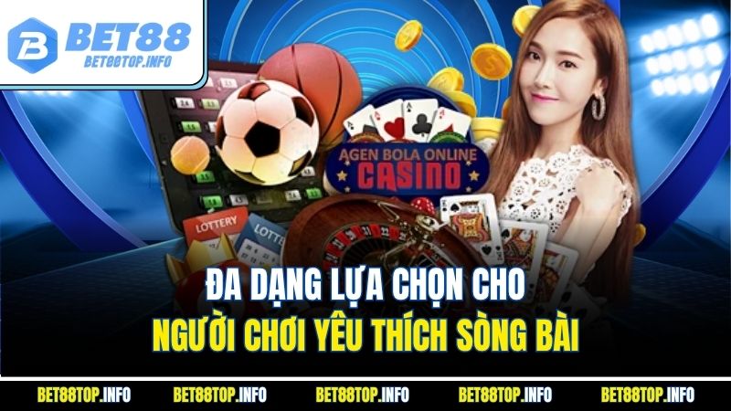 Live Casino - Trải Nghiệm Sòng Bài Las Vegas Siêu Thực 2 Đa dạng lựa chọn cho người chơi yêu thích sòng bài